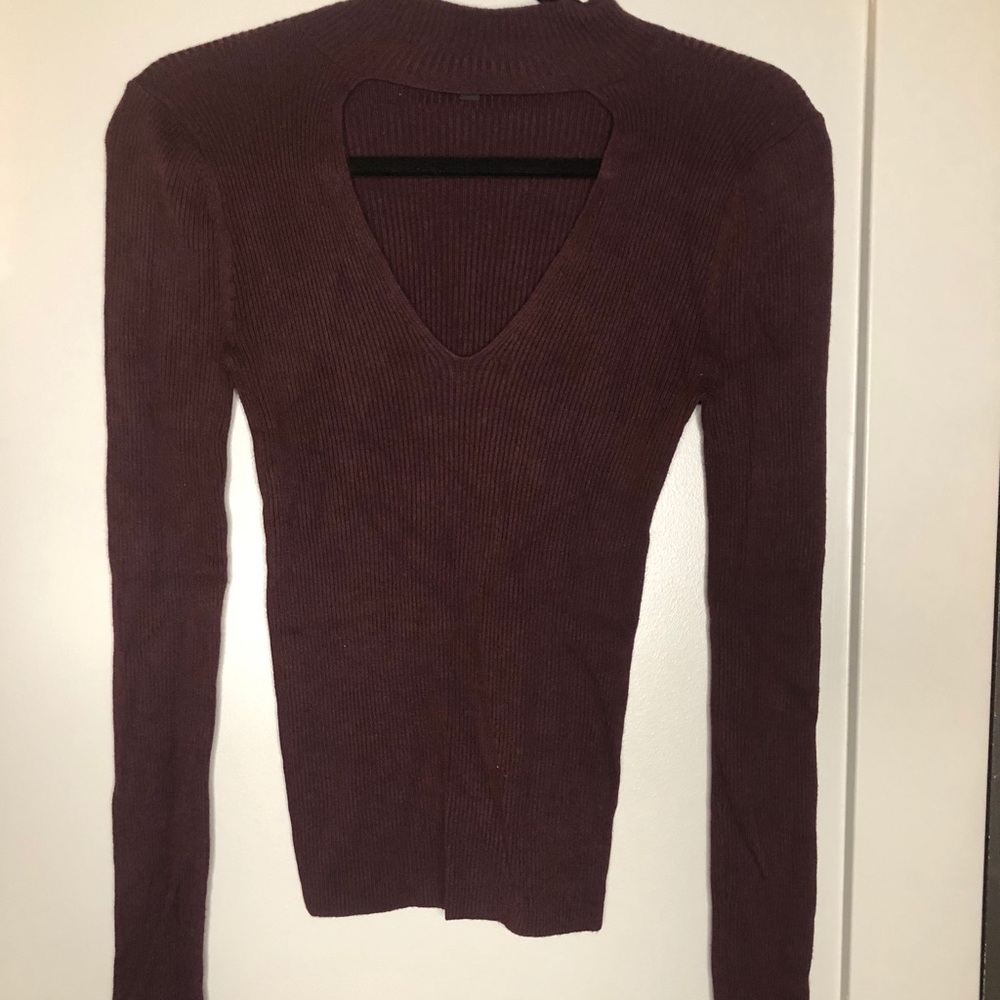 Express v-cutout sweater